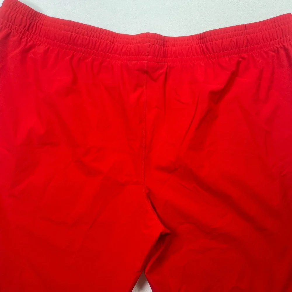 Under Armour Heat-gear‎ Track Pants Men's 3XL Red Loose Fit Ankle Zip Drawstring